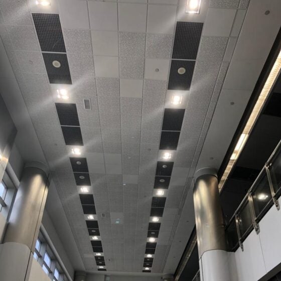 100 Watt LED Downlight Retrofit: installation view
