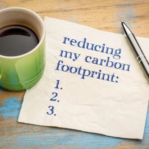 reducing my carbon footprint list