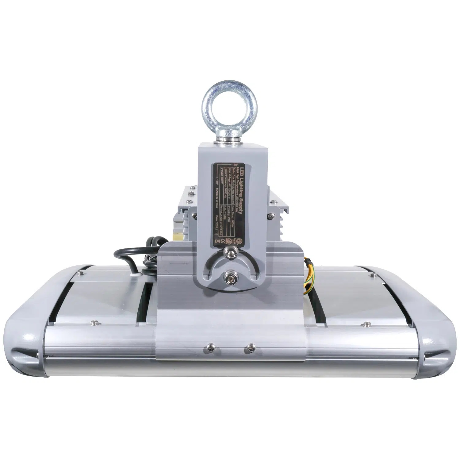200 Watt LED High Temperature Light: side angle view