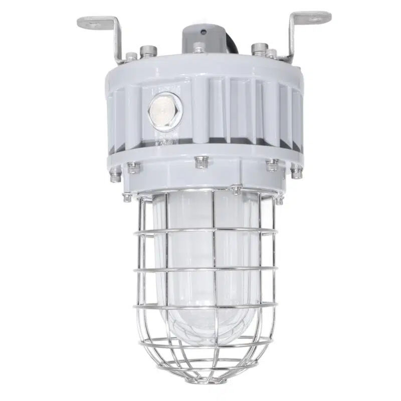 40 Watt Explosion Proof Jelly Jar Led Light 5200 Lumens Class 1 Div 1 Class 2 Div 1 5000k 100 277v Front (3)