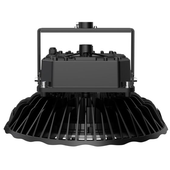 300 Watt UFO LED High Bay: pendant mount view