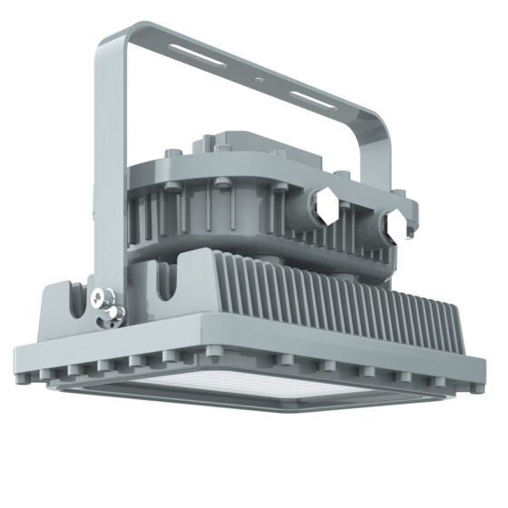 150 Watt Square Explosion Proof LED Light: front view