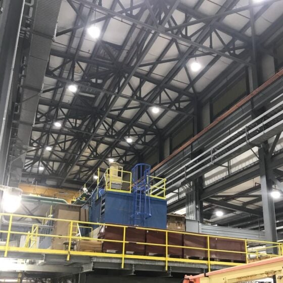 200 Watt LED High Temperature Light: installation view