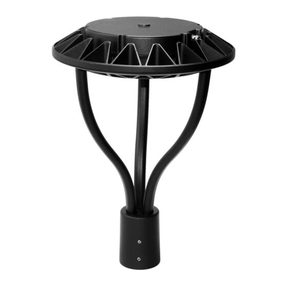 80 / 100 / 120 / 150 Watt Adjustable LED Post Top Light: product view