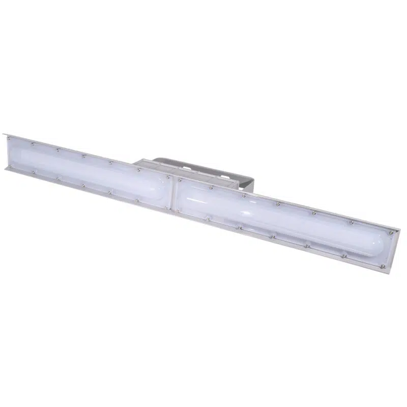 40 Watt Explosion Proof Linear LED Light: lens angle view