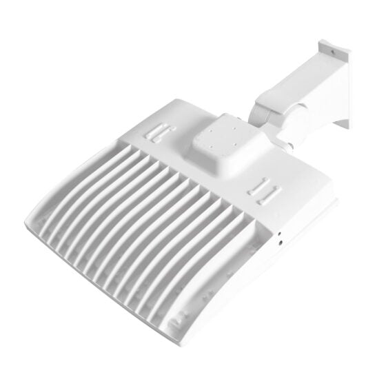 150 Watt LED Shoebox Area Light: product mounting view