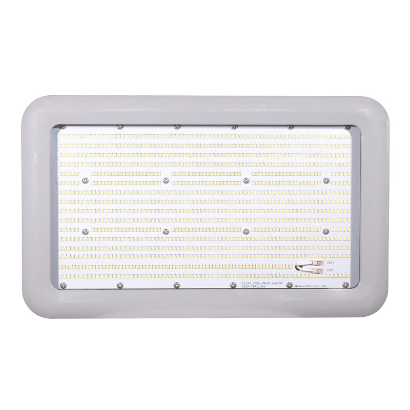 150 Watt Square Explosion Proof LED Light: side view