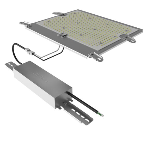 150 Watt LED Parking Shoebox Retrofit: close-up product view