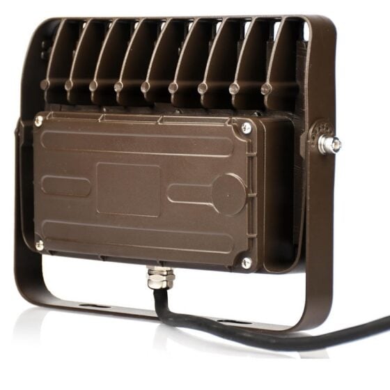 30 / 40 / 50 Watt Adjustable LED Flood Light: back view