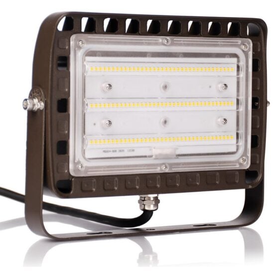 30 / 40 / 50 Watt Adjustable LED Flood Light: alternate front view