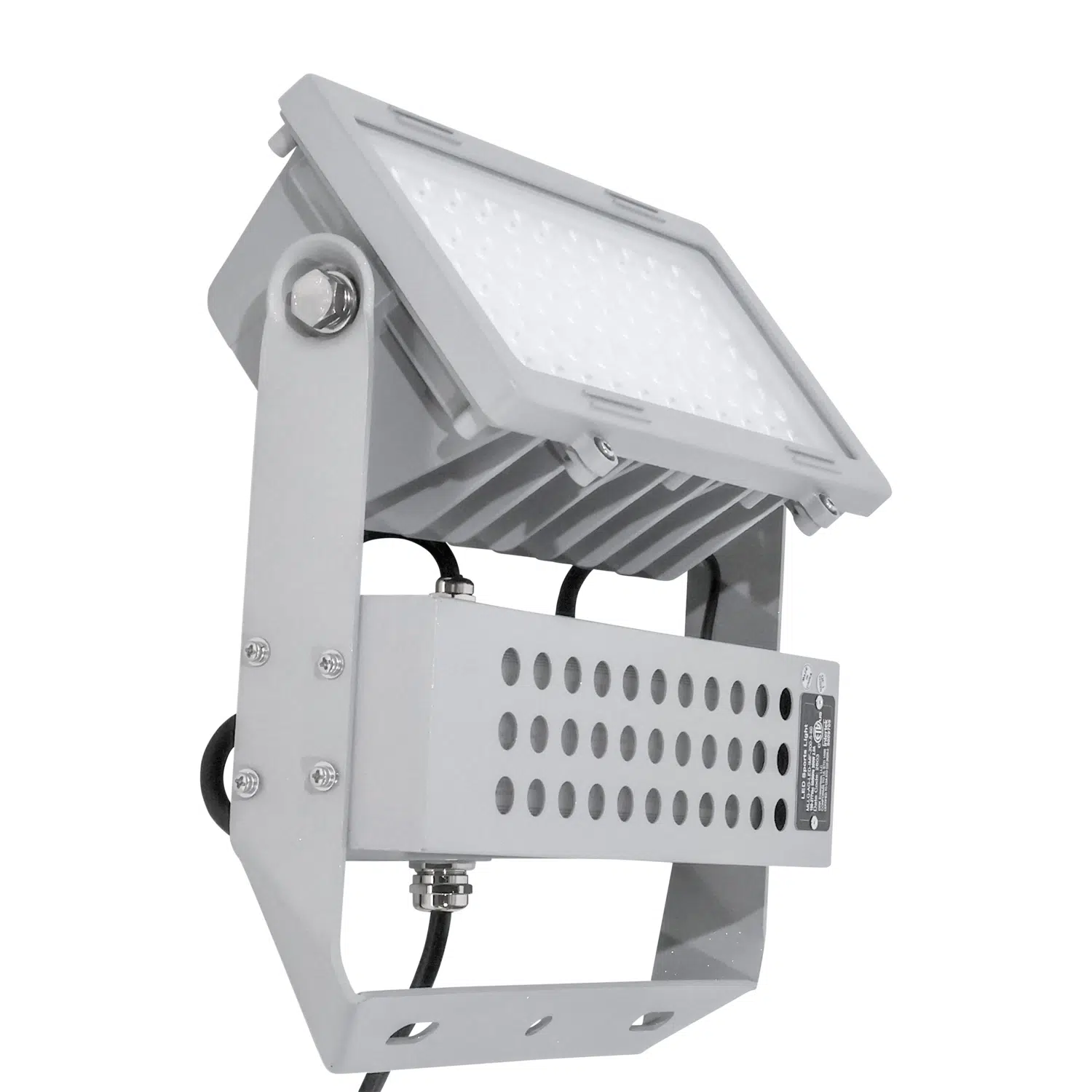 200 Watt LED Area Flood Light: side angle view