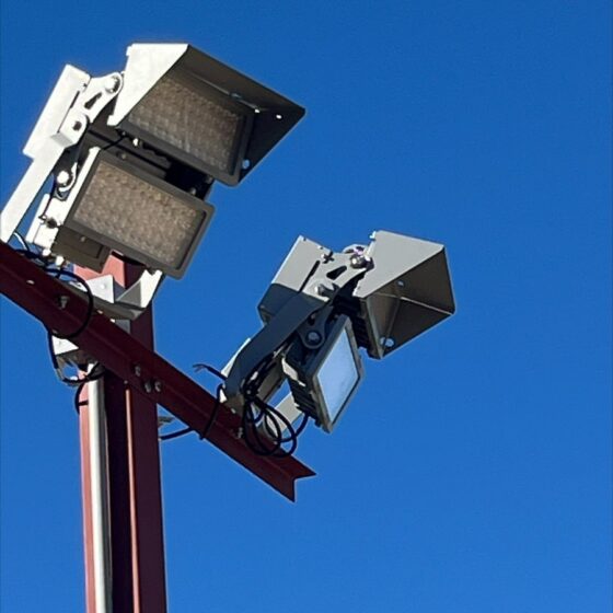400 Watt LED Area Flood Light: arena installation