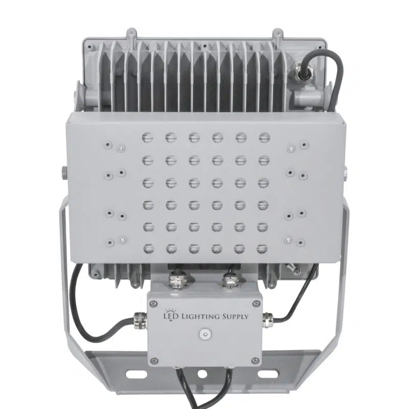 400 Watt LED Area Flood Light: back angle view