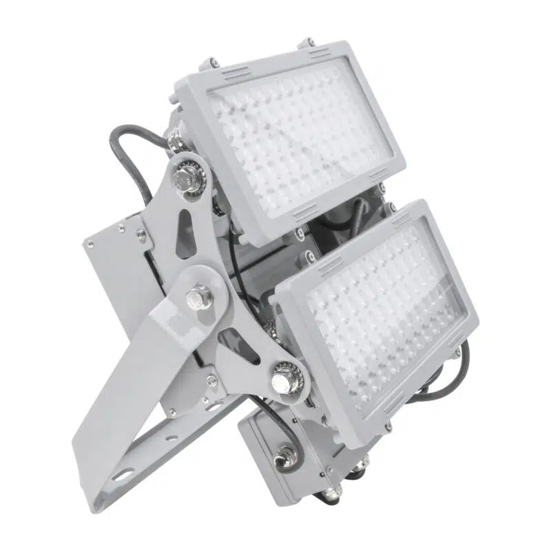 400 Watt LED Area Flood Light: side angle view