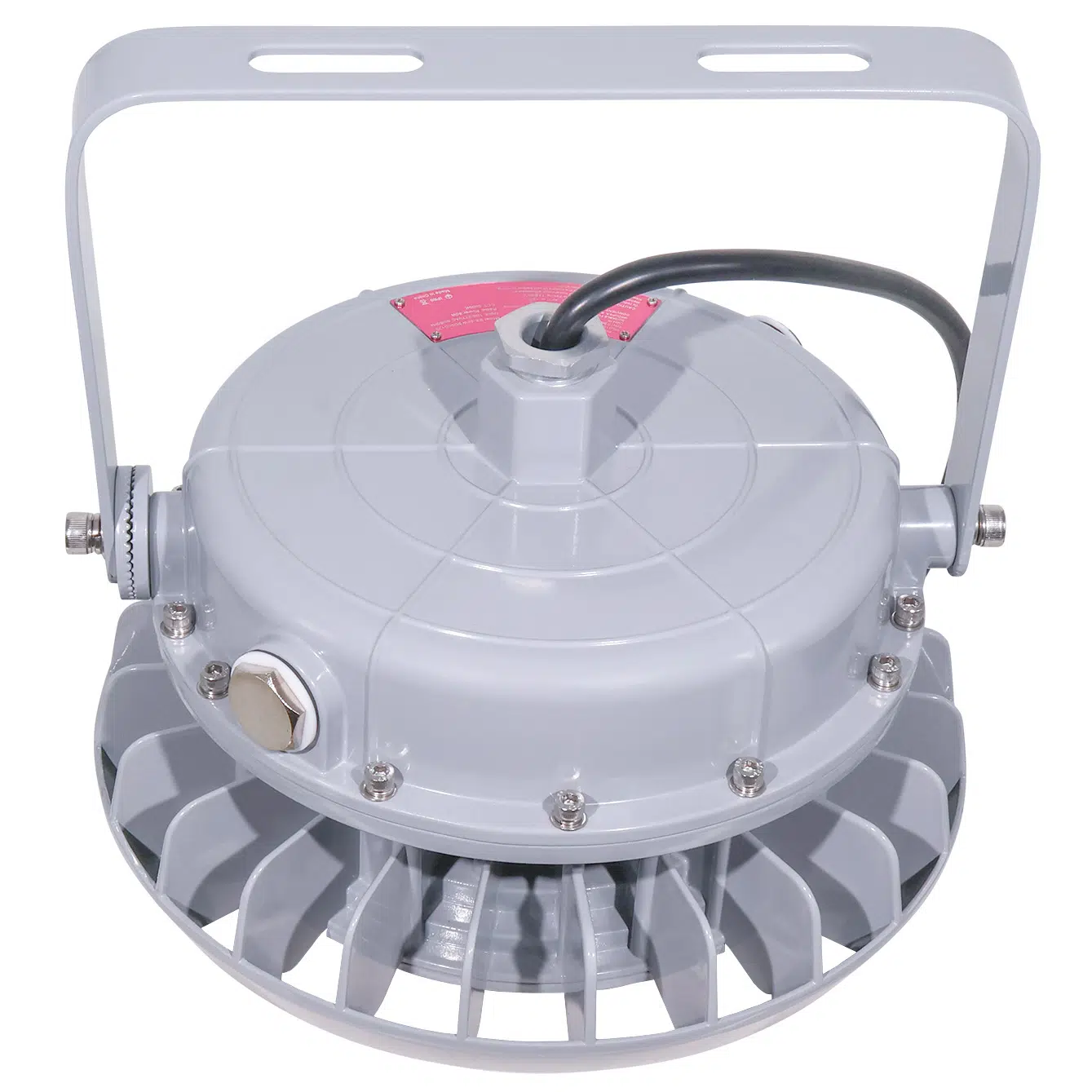 80 Watt Round Explosion Proof LED Light: top view