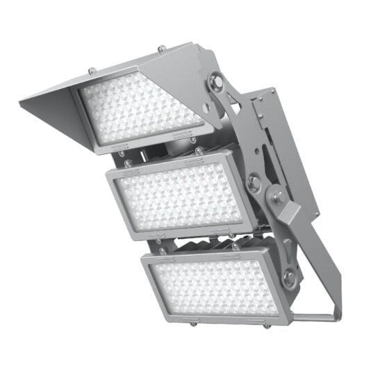 600 Watt LED Flood Light: product with visor