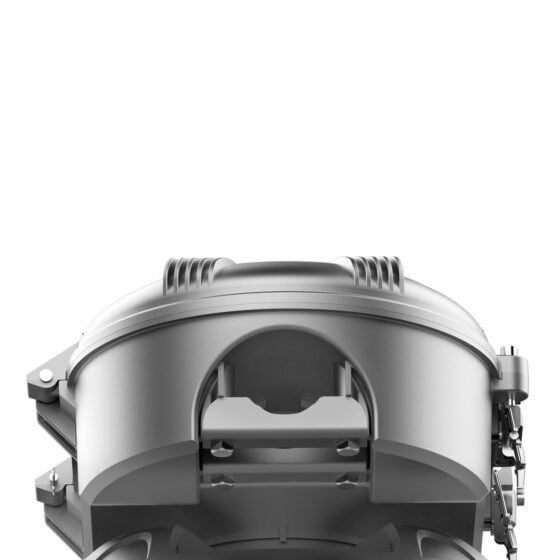 750 Watt LED High Mast Light: side view