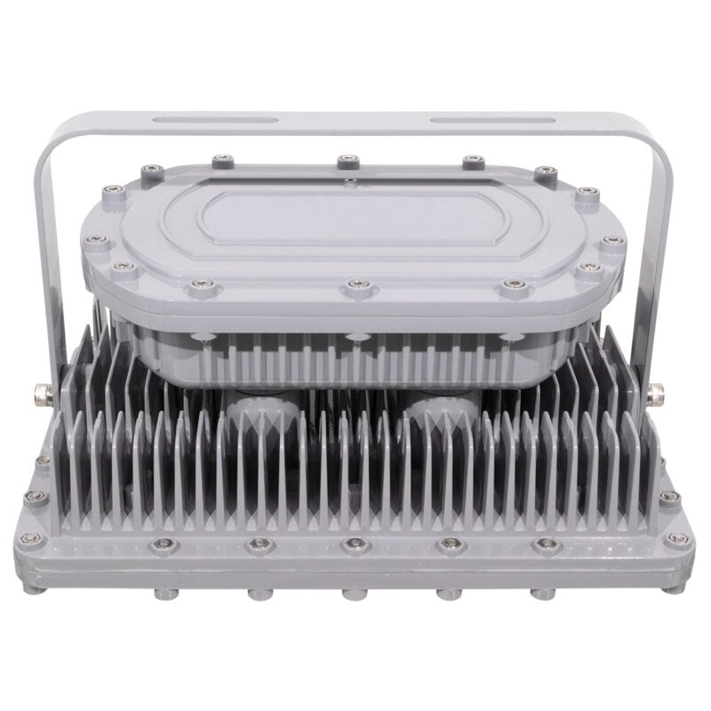 100 Watt Square Explosion Proof LED Light: top angle view