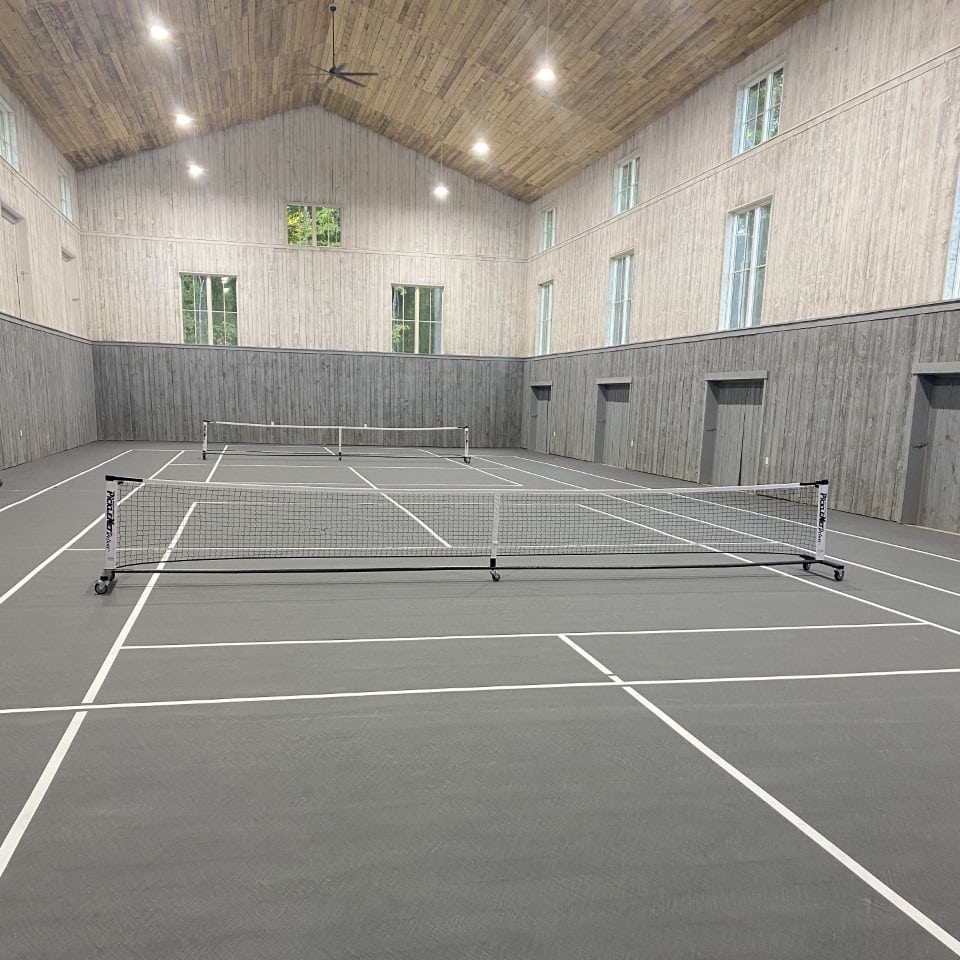 Tennis Court Finish Conversion To Led Lights