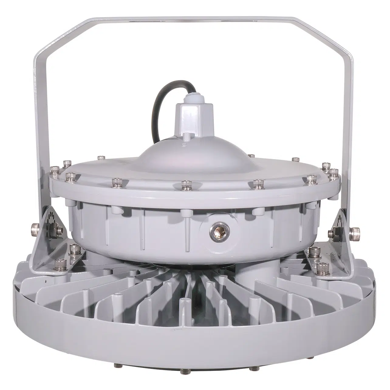 100 150 200 Watt Round C1D1 Explosion Proof Led Side View