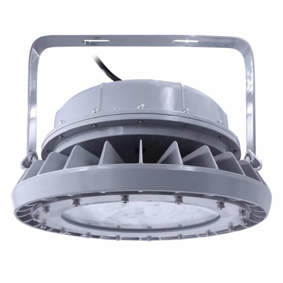 40 Watt Round Explosion Proof LED Light: mounting view