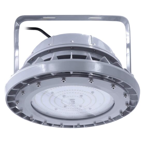 80 Watt Round Explosion Proof LED Light: bottom view