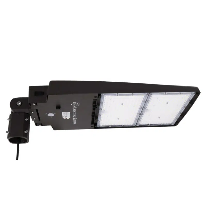 300 Watt LED Shoebox Area Light: side angle product view