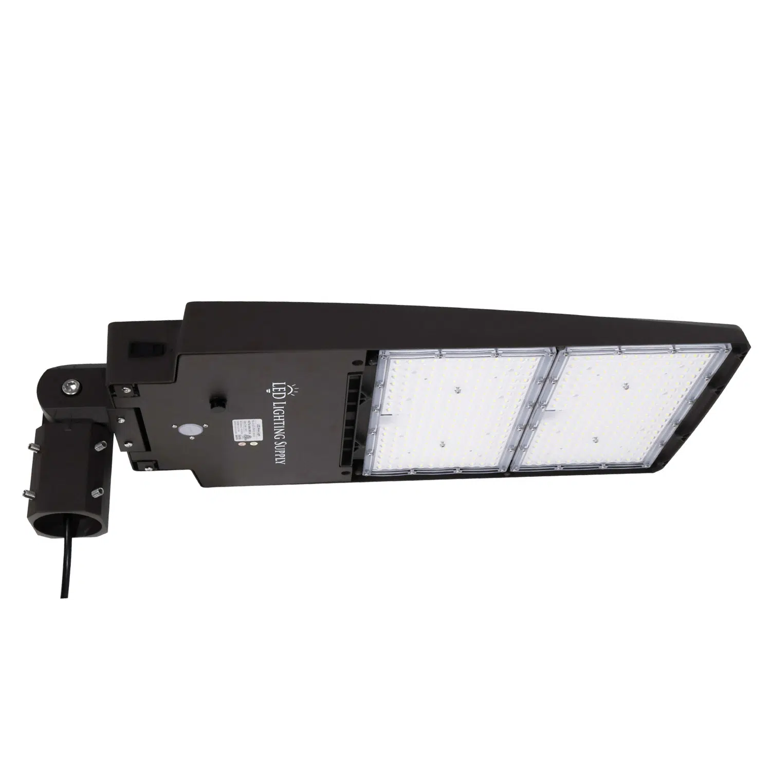 300 Watt LED Shoebox Area Light: side angle product view