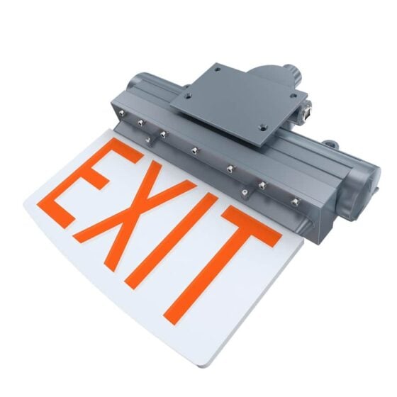 5 Watt Explosion Proof Exit LED Light: product image showing front view