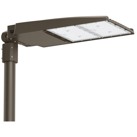 300 Watt LED Shoebox Area Light: mounting configuration