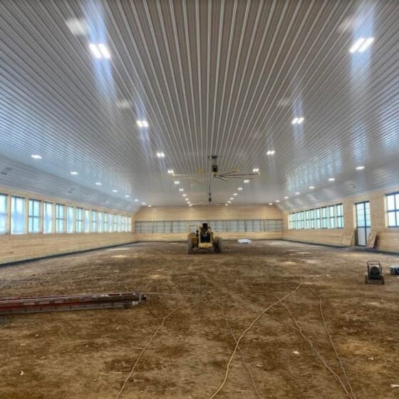 165 Watt Linear LED High Bay: installation view