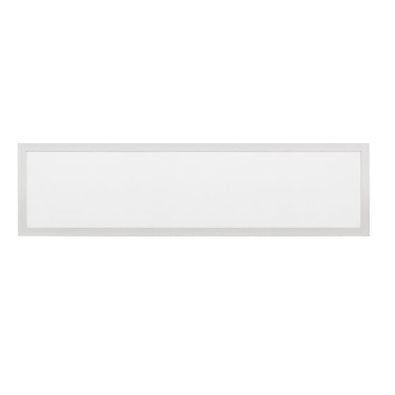 20 / 25 / 30 Watt Adjustable 1X4 LED Backlit Panel Light: angled view