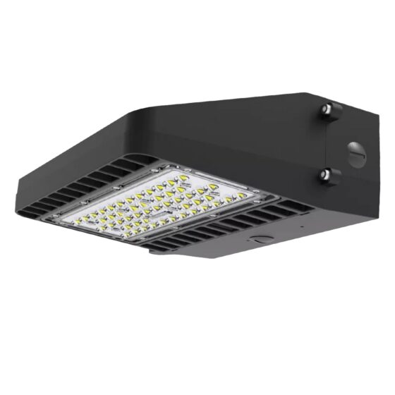 100 Watt Full Cutoff LED Wall Pack: side view