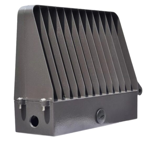 100 Watt Full Cutoff LED Wall Pack: angled view
