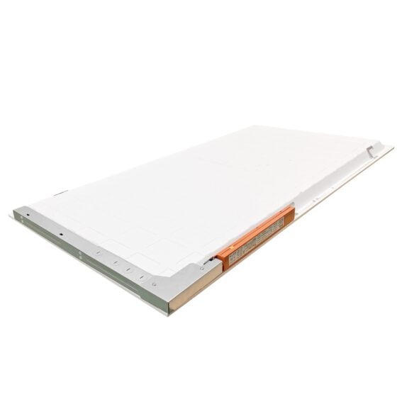 25 / 30 / 40 Watt Adjustable 2X4 LED Backlit Panel Light: angled view