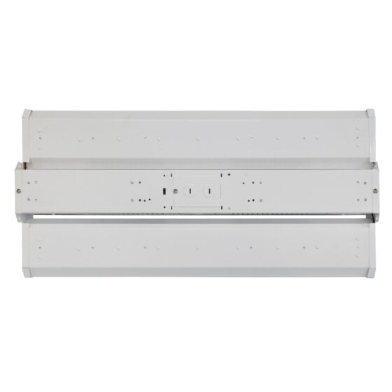 300 Watt LED Linear High Bay: close-up of frosted lens