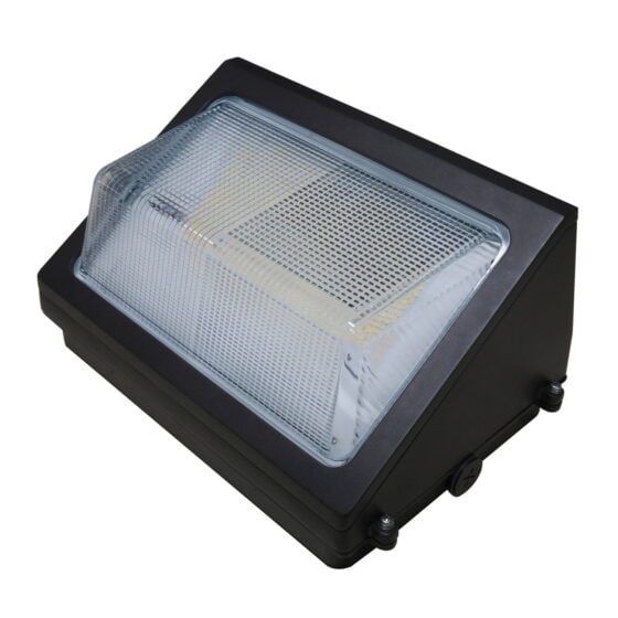 60 / 80 / 100 / 120 Watt Adjustable LED Wall Pack: front view