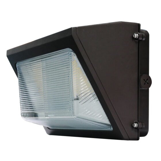 60 / 80 / 100 / 120 Watt Adjustable LED Wall Pack: side view