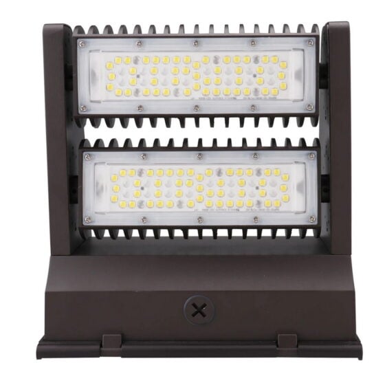 120 Watt Rotatable Full Cutoff LED Wall Pack: front view