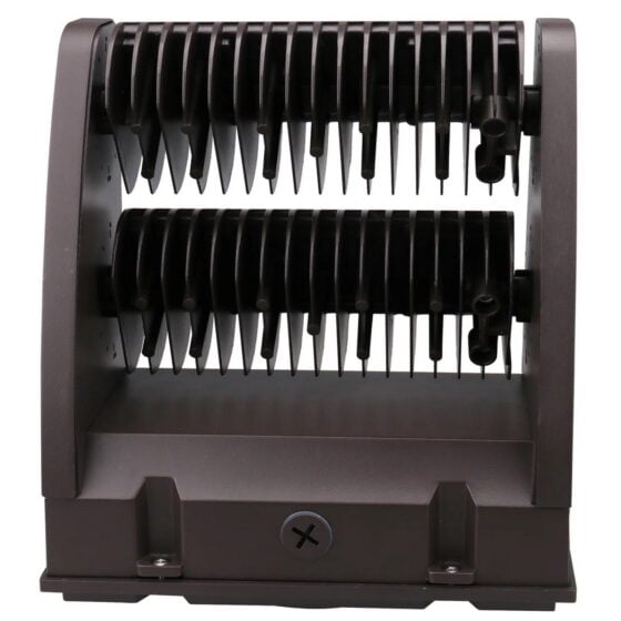 120 Watt Rotatable Full Cutoff LED Wall Pack: angled view