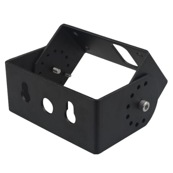 450 Watt LED Shoebox Area Light: mounting bracket close-up