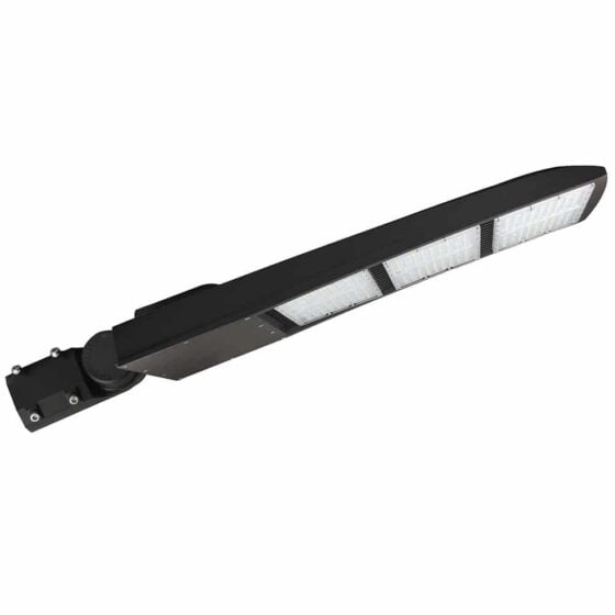 450 Watt LED Shoebox Area Light: side view