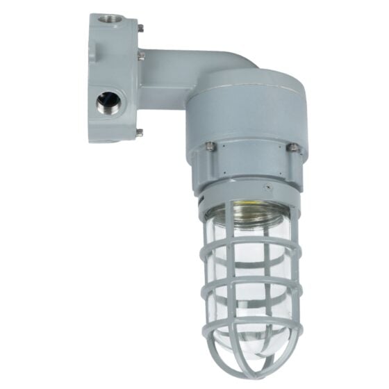 30 Watt Explosion Proof Jelly Jar LED Light: wall mount view