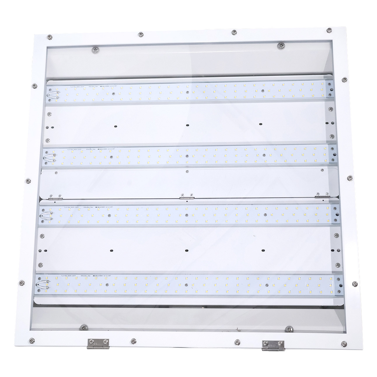 40 Watt Explosion Proof 2x2 Low Profile Linear LED Light: lens angle view