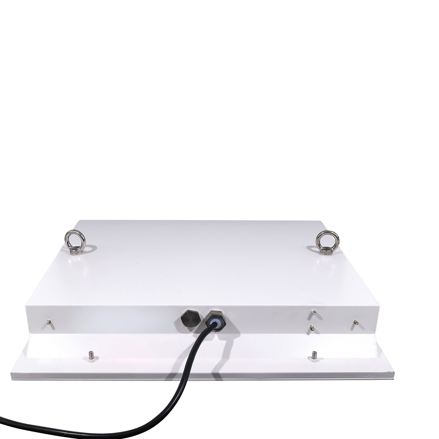 40 Watt Explosion Proof 2x2 Low Profile Linear LED Light: side angle view