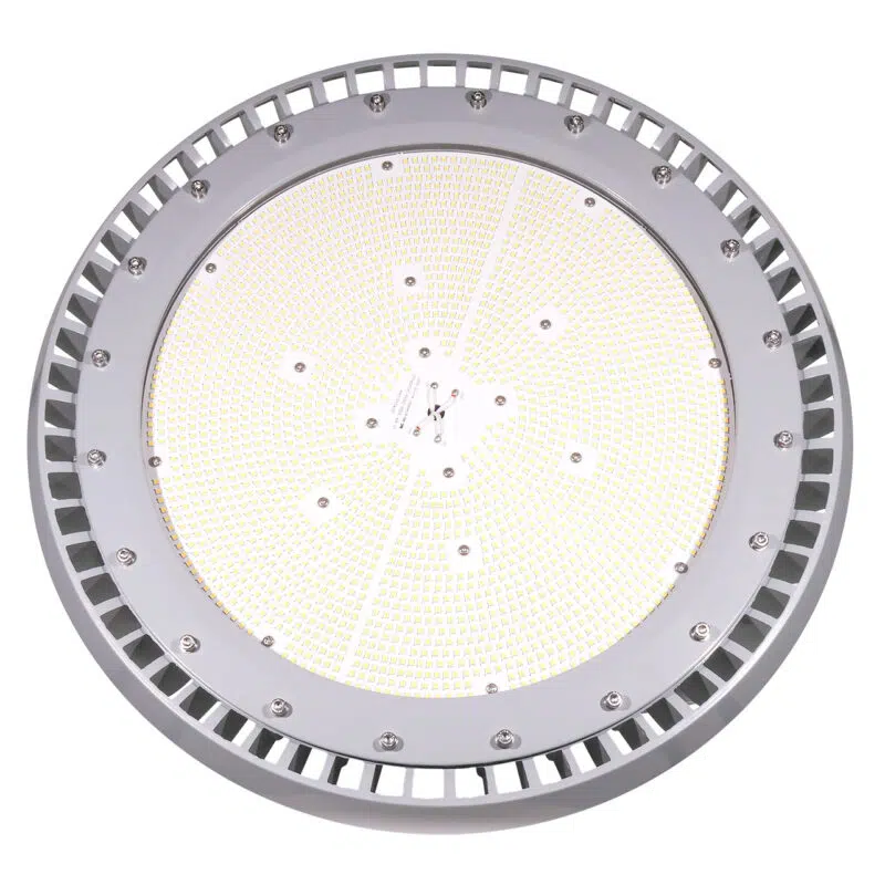 250 Watt Explosion Proof Round LED Light: lens view