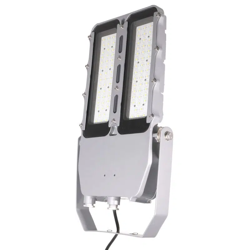 100 Watt Explosion Proof LED Flood Light: lens angle view