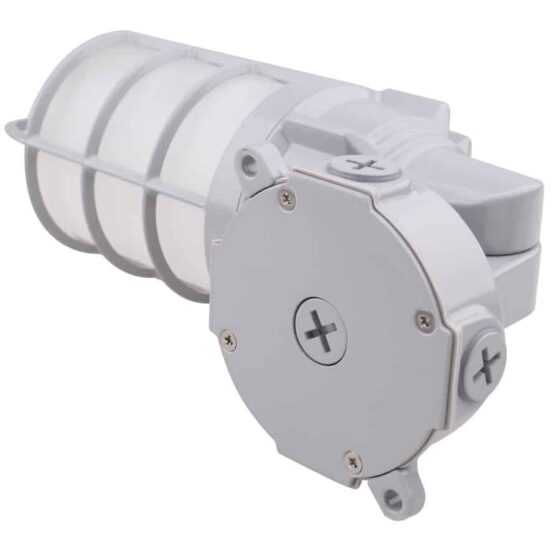 21 Watt LED Vapor Tight Jelly Jar Light: mounting plate detail
