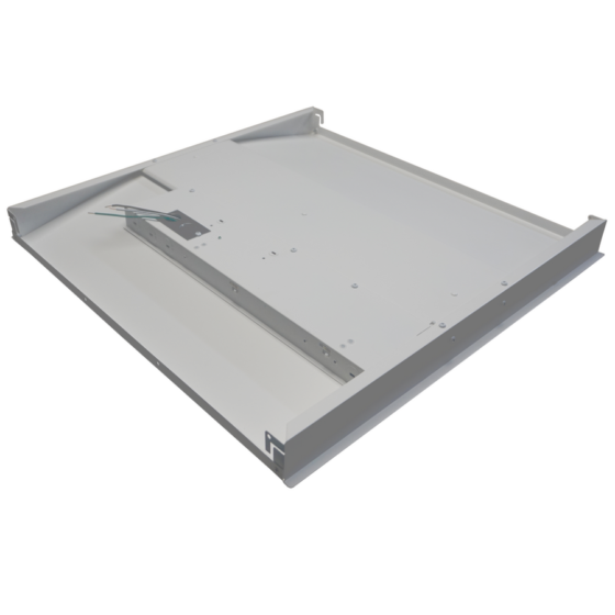 14 / 17 / 20 / 28 Watt Adjustable 2x2 LED Troffer Light: back view