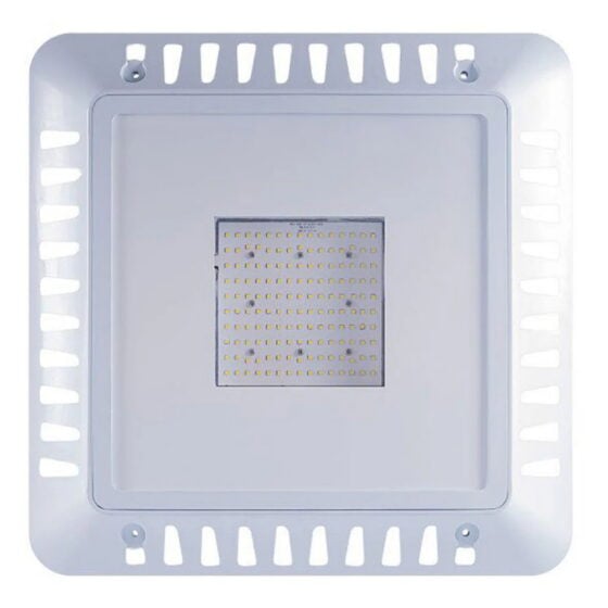 120 Watt LED Canopy Light: close-up of housing